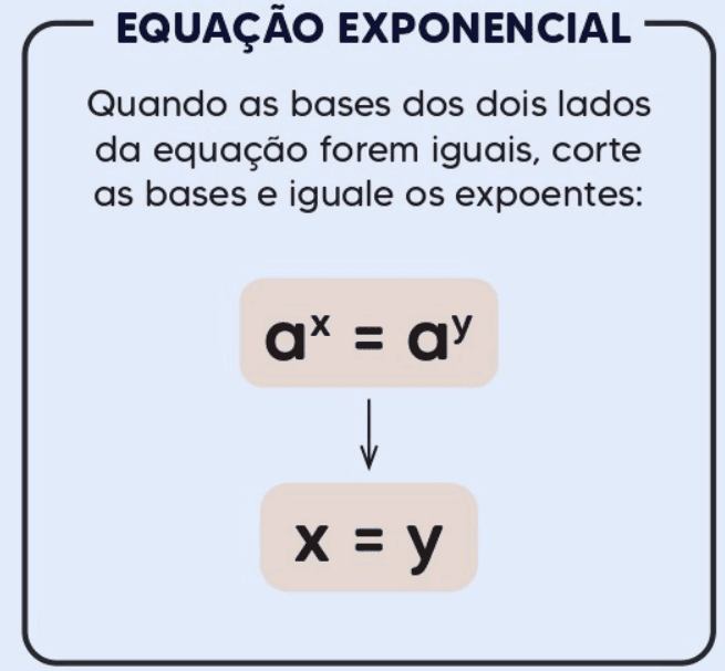 Lista de exercícios equação exponencial pdf
Equação exponencial fórmula
Equações exponenciais exercícios
Equação exponencial com bases diferentes
Equação exponencial exercícios 1 ano
Equação exponencial com artifício