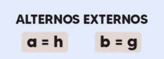 Ângulos Alternos Externos