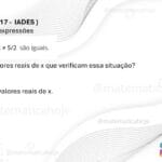 Equação do 2° Grau – Correios CONSULPLAN – Concurso Público