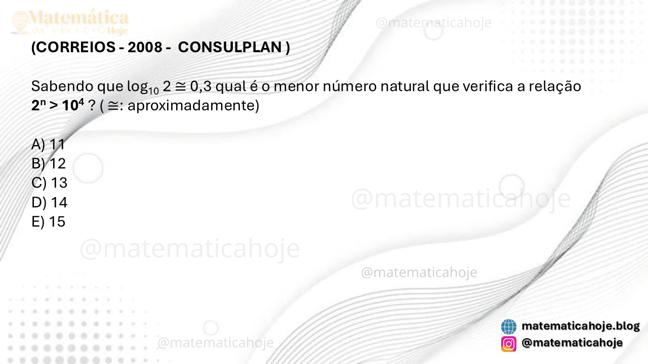 lista de exercicios de logaritmos 1° ano Questão logaritmo ENEM Questões de logaritmo ESA PDF Propriedades logaritmo