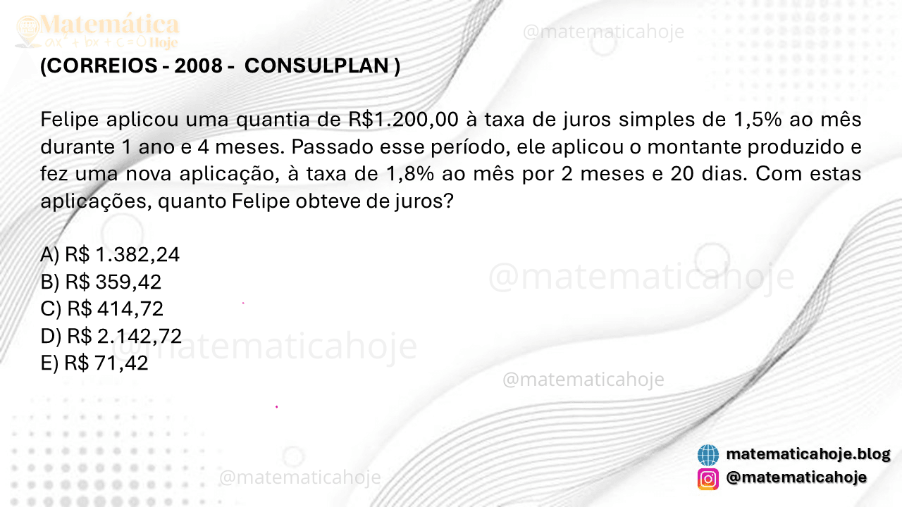 Matemática Financeira para concurso PDF Questões Matemática Financeira PDF Matemática Financeira para concurso nível médio Questões Matemática Financeira CESGRANRIO pdf