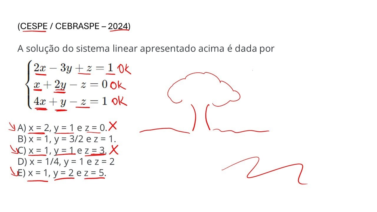 Sistema linear exercícios resolvidos PDF Exercícios de sistemas lineares 2x2 Sistemas lineares 2x2 resolvidos Sistema linear 3x3 Exercícios sistemas lineares 3x3 Resolvendo o sistema linear a seguir 2x+y-z=1 x + y + z = 2 x+3y 2z 3 Sistemas lineares exercícios Exercícios sistemas lineares 3x3 PDF