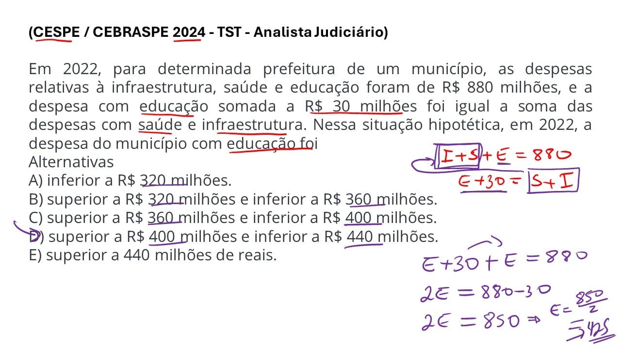 Equações de 1 e 2 grau para Concursos PDF, Questões de concurso equação do 1 grau PDF, Sistema de equação do 1 grau exercícios Concursos, Questões sistemas lineares 3x3, Sistemas lineares para Concursos, Exercícios de sistemas lineares 2x2, Questões de sistemas lineares pdf, Equação e sistema de equação do 1 grau