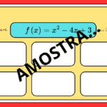 Jogos COM função do 2o grau Dominó de equações do 2o grau para imprimir Bingo das equações do 2o grau