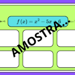 Jogos COM função do 2o grau Dominó de equações do 2o grau para imprimir Bingo das equações do 2o grau