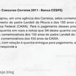 Frações em concursos CESPE, operações com frações Correios, cálculo de porcentagem banca CESPE, interpretação de problemas de porcentagem Correios,