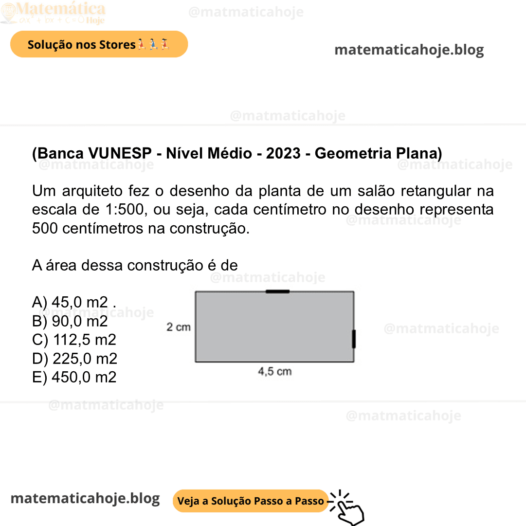 Matemática para Concursos: Geometria Plana – Banca VUNESP - Nível Médio
