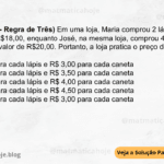 (IBFC - 2023 - Regra de Três) Em uma loja, Maria comprou 2 lápis e 3 canetas por R$18,00, enquanto José, na mesma loja, comprou 4 lápis e 2 canetas pelo valor de R$20,00. Portanto, a loja pratica o preço de: A) R$ 2,50 para cada lápis e R$ 3,00 para cada caneta B) R$ 4,50 para cada lápis e R$ 3,50 para cada caneta C) R$ 3,00 para cada lápis e R$ 4,00 para cada caneta D) R$ 3,50 para cada lápis e R$ 4,50 para cada caneta E) R$ 4,00 para cada lápis e R$ 3,00 para cada caneta