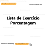 Porcentagem: A Importância de Estudar por Exercícios