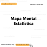 Mapa Mental Estatística