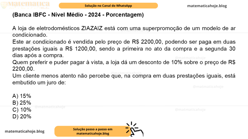 Arquivo De Matemática Banca Ibfc Nível Médio Matemática Hoje