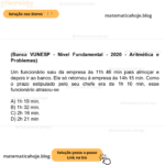 (Banca VUNESP - Nível Fundamental - 2020 - Aritmética e Problemas) Um funcionário saiu da empresa às 11h 46 min para almoçar e depois ir ao banco. Ele só retornou à empresa às 14h 15 min. Como o prazo estipulado pelo seu chefe era de 1h 10 min, esse funcionário atrasou-se A) 1h 19 min. B) 1h 32 min. C) 2h 16 min. D) 2h 21 min