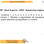 (Banca VUNESP - Nível Superior - 2024 - Sequências Lógicas) Na sequência numérica 1, 2, 3, 2, 3, 4, 3, 4, 5, 4, 5, 6, 5, ...., o primeiro elemento é o número 1. Mantida a regularidade da sequência, o centésimo quadragésimo quarto elemento da sequência é o número A) 47. B) 51. C) 48. D) 49. E) 50.