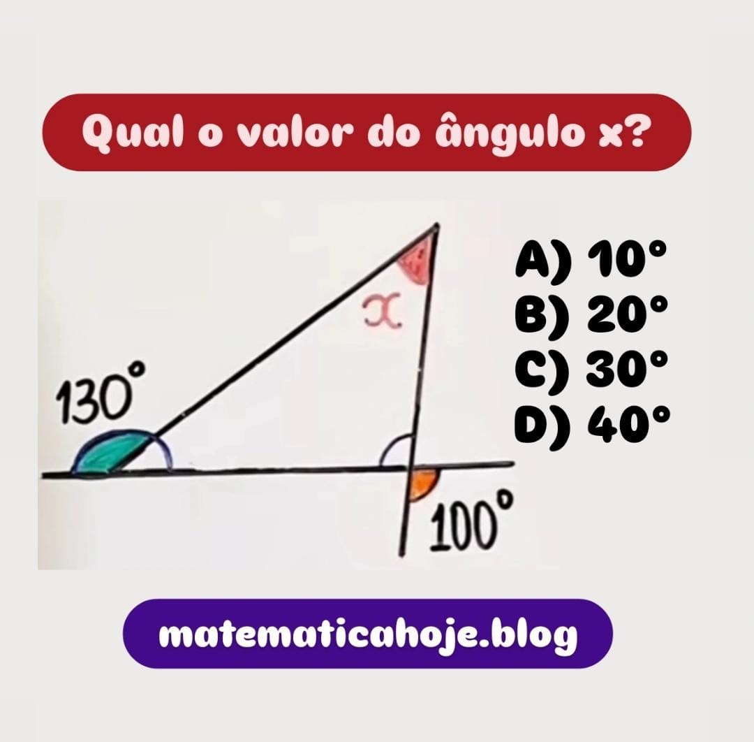 Em qualquer triângulo, a soma de seus ângulos internos mede 180º. Ouça o texto abaixo! Os triângulos possuem uma propriedade particular muito interessante relativa à soma de seus ângulos internos. Essa propriedade garante que em qualquer triângulo, a soma das medidas dos três ângulos internos é igual a 180 graus.