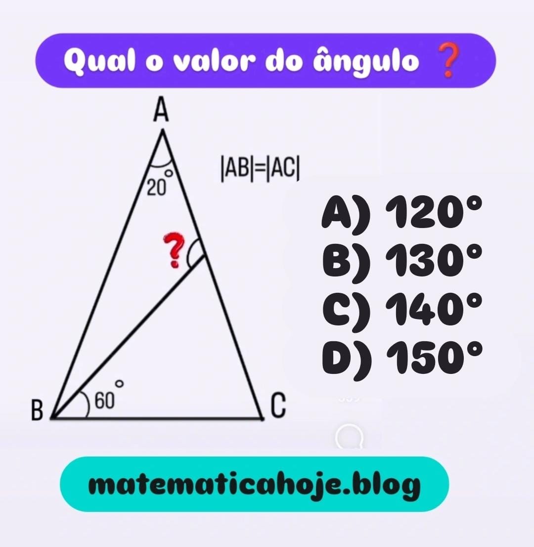 Os ângulos da base de um triângulo isósceles são sempre congruentes. Vejamos, a seguir, uma aplicação dessa propriedade: Exemplo: um triângulo isósceles possui o ângulo oposto à base medindo 70º, encontre o valor dos seus outros dois ângulos. Dessa forma, os ângulos da base medem 55° cada.