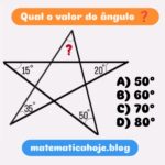 Qual o ângulo de uma estrela de 5 pontas? Como fazer o cálculo do ângulo? Qual a soma dos ângulos de uma estrela? Como descobrir o valor de ângulo?