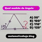 Ângulo externo e interno Geometria básica Exercício de triângulo Desafio de ângulos Como calcular ângulos em triângulos Triângulos para concursos Questão resolvida de geometria