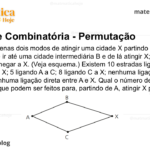 Existem apenas dois modos de atingir uma cidade X partindo de uma outra A. Um deles é ir até uma cidade intermediária B e de lá atingir X; o outro é ir até C e de lá chegar a X. (Veja esquema.) Existem 10 estradas ligando A e B; 12 ligando B a X; 5 ligando A a C; 8 ligando C a X; nenhuma ligação direta entre B e C e nenhuma ligação direta entre A e X. Qual o número de percursos diferentes que podem ser feitos para, partindo de A, atingir X pela primeira vez?