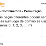 Quantas peças diferentes podem ser formadas num jogo de dominó se usarmos os números 0, 1, 2, 3, ..., n?