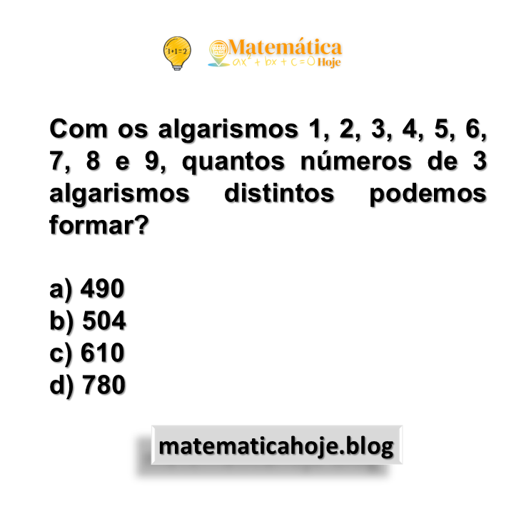 Qual é a quantidade de números de 3 algarismos que têm pelo menos 2 algarismos repetidos?