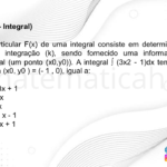 (IBFC - 2023 - Integral)A solução particular F(x) de uma integral consiste em determinar o valor da constante de integração (k), sendo fornecido uma informação chamada condição inicial (um ponto (x0,y0)). A integral ∫ (3x2 - 1)dx tem uma solução particular para (x0, y0 ) = (- 1 , 0), igual a: A) F(x) = x3+ 3x + 1 B) F(x) = x2- 3x C) F(x) = x3 - x D) F(x) = 3x2 - x - 1 E) F(x) = x3 + x + 1
