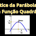 Vértice da Parábola de uma Função Quadrática