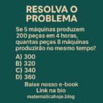 Questão 5 – Regra de Três