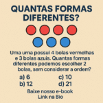 Quantas combinações você encontra? 🔴🔵