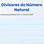 Divisores do Número 360