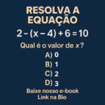 Resolva a Equação