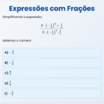 Expressões com Frações