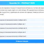 Questão 24 – PROFMAT 2025