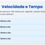 Velocidade e Tempo