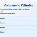 Volume do Cilindro
