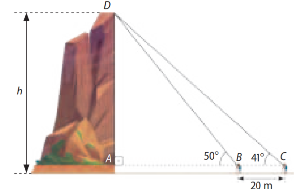Questão 5 - Altura do Barranco
