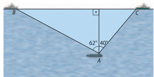 Questão 14 - Distância entre Barcos