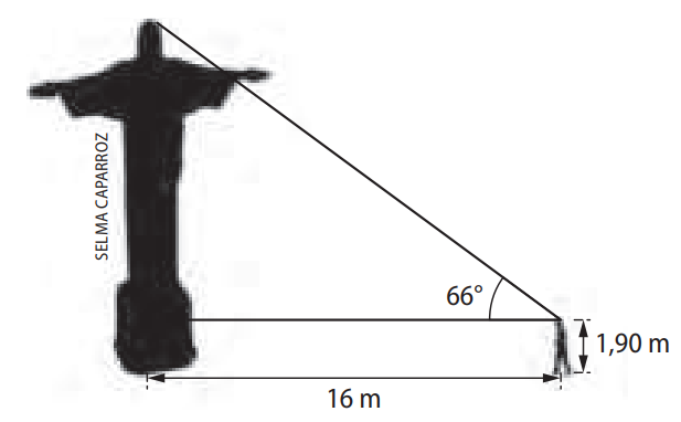 Questão 2 - Cristo Redentor e Tangente