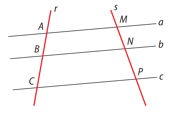 Teorema de Tales - Figura