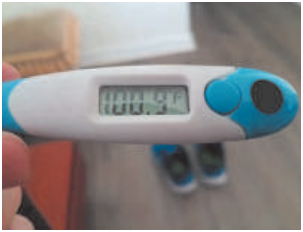 Termômetro digital em Fahrenheit