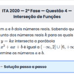 Matemática ITA 2020: Questão 4 — 2ª Fase
