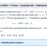 Matemática ITA 2020: Questão 48 — 1ª Fase
