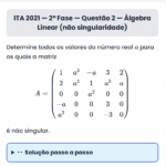 Matemática ITA 2021: Questão 2 — 2ª Fase