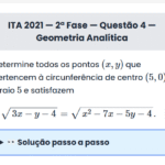 Matemática ITA 2021: Questão 4 — 2ª Fase