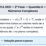 Matemática ITA 2021: Questão 6 — 2ª Fase
