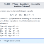 Matemática ITA 2021: Questão 44 — 1ª Fase