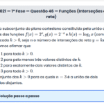 Matemática ITA 2021: Questão 46 — 1ª Fase