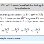 Matemática ITA 2022: Questão 55 — 1ª Fase