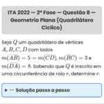 Matemática ITA 2022: Questão 8 — 2ª Fase