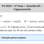 Matemática ITA 2023: Questão 5 — 2ª Fase