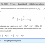 Matemática ITA 2023: Questão 40 — 1ª Fase